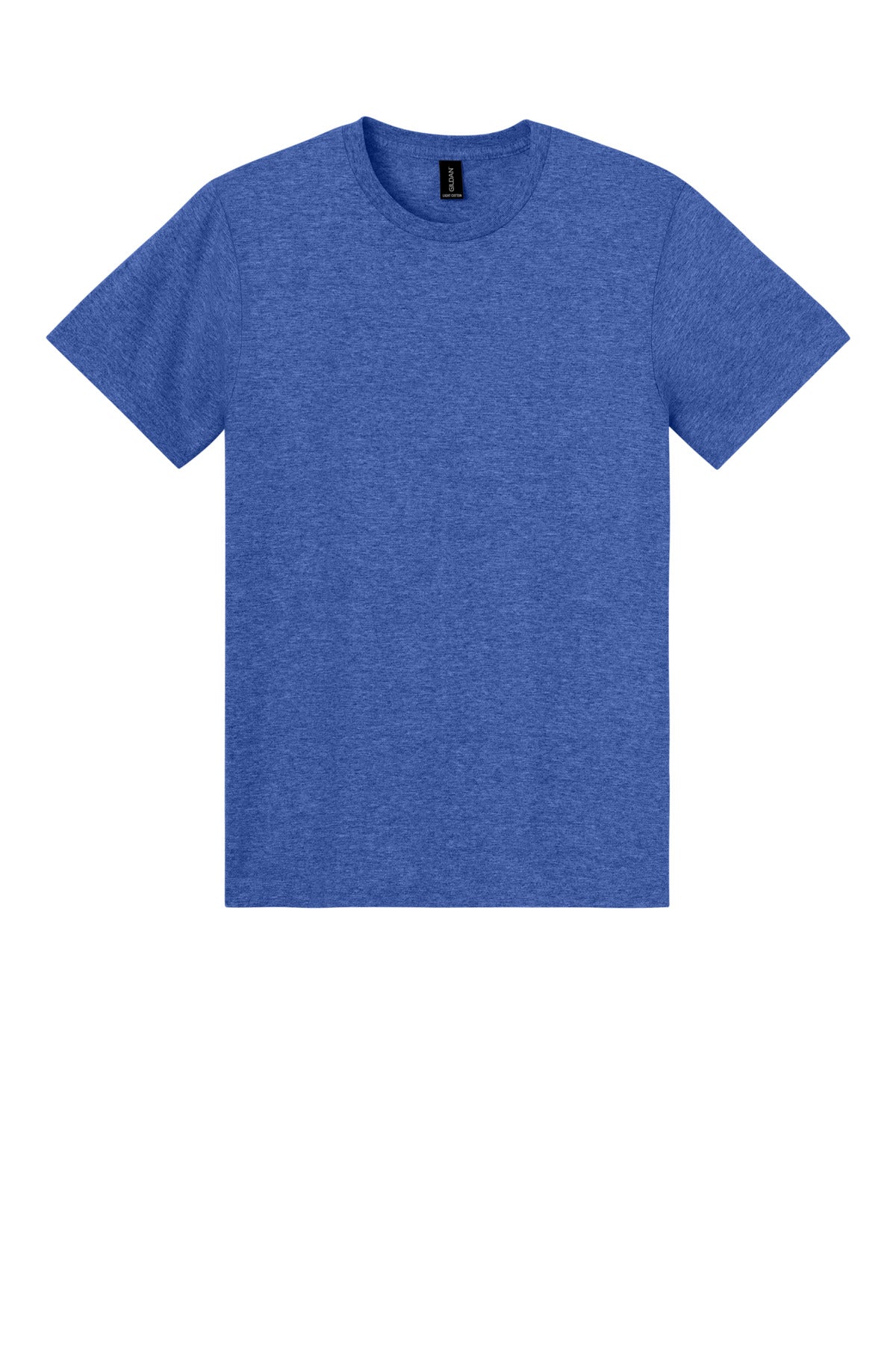 Front View of HthrRoyal Gildan Light Cotton Tee 3000