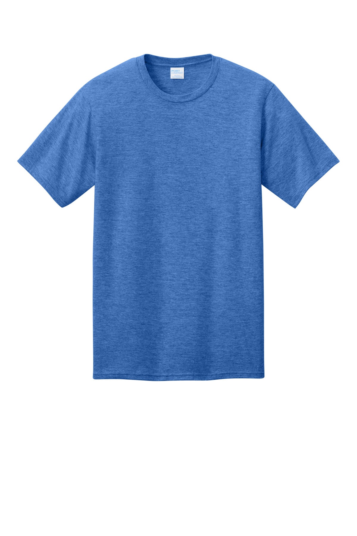 Front View of HthrRoyal Port & Co CVC Tee PC340
