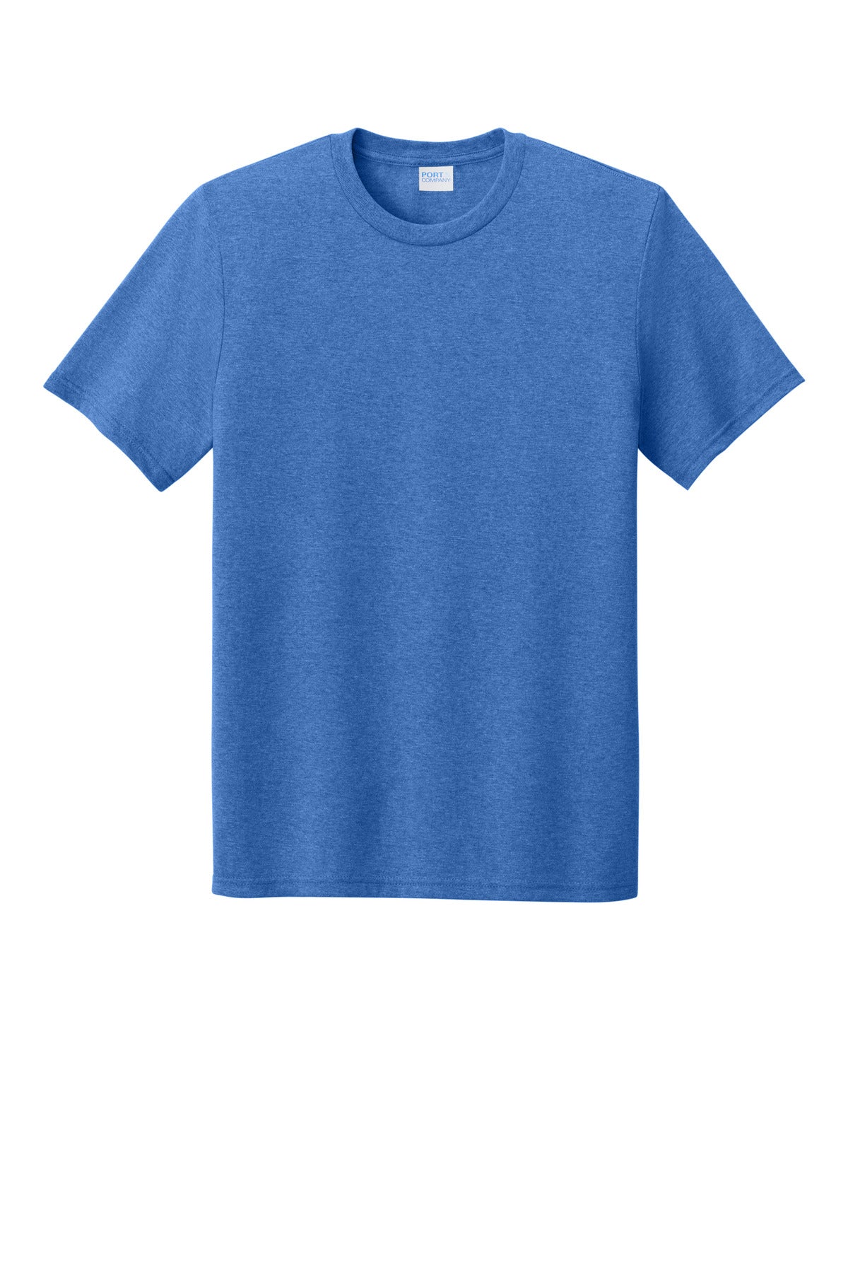 Front View of HthrRoyal Port & Co Tri-Blend Tee. PC330