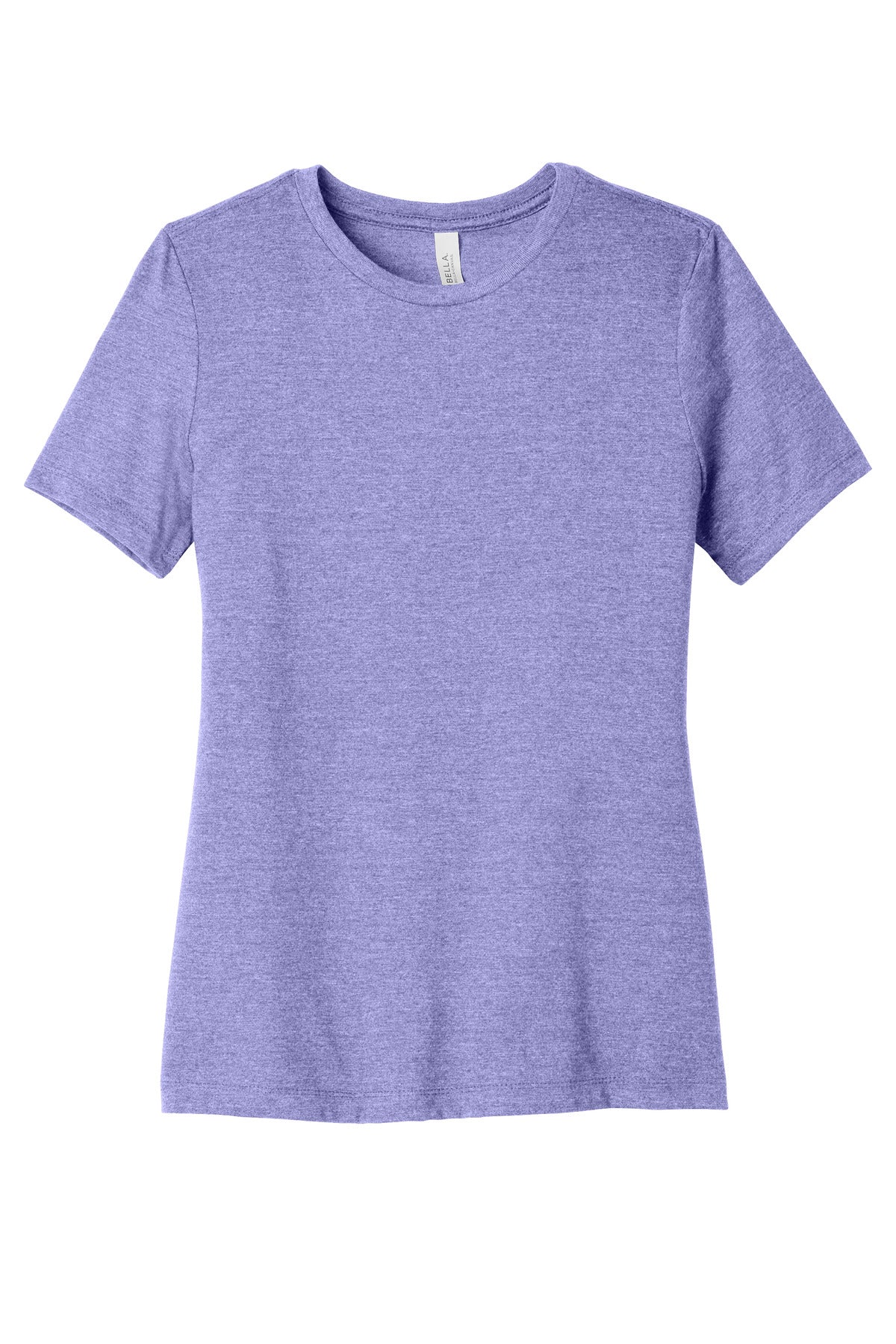 Front View of HtrDkLvndr BELLA+CANVAS Women's Relaxed CVC Tee BC6400CVC