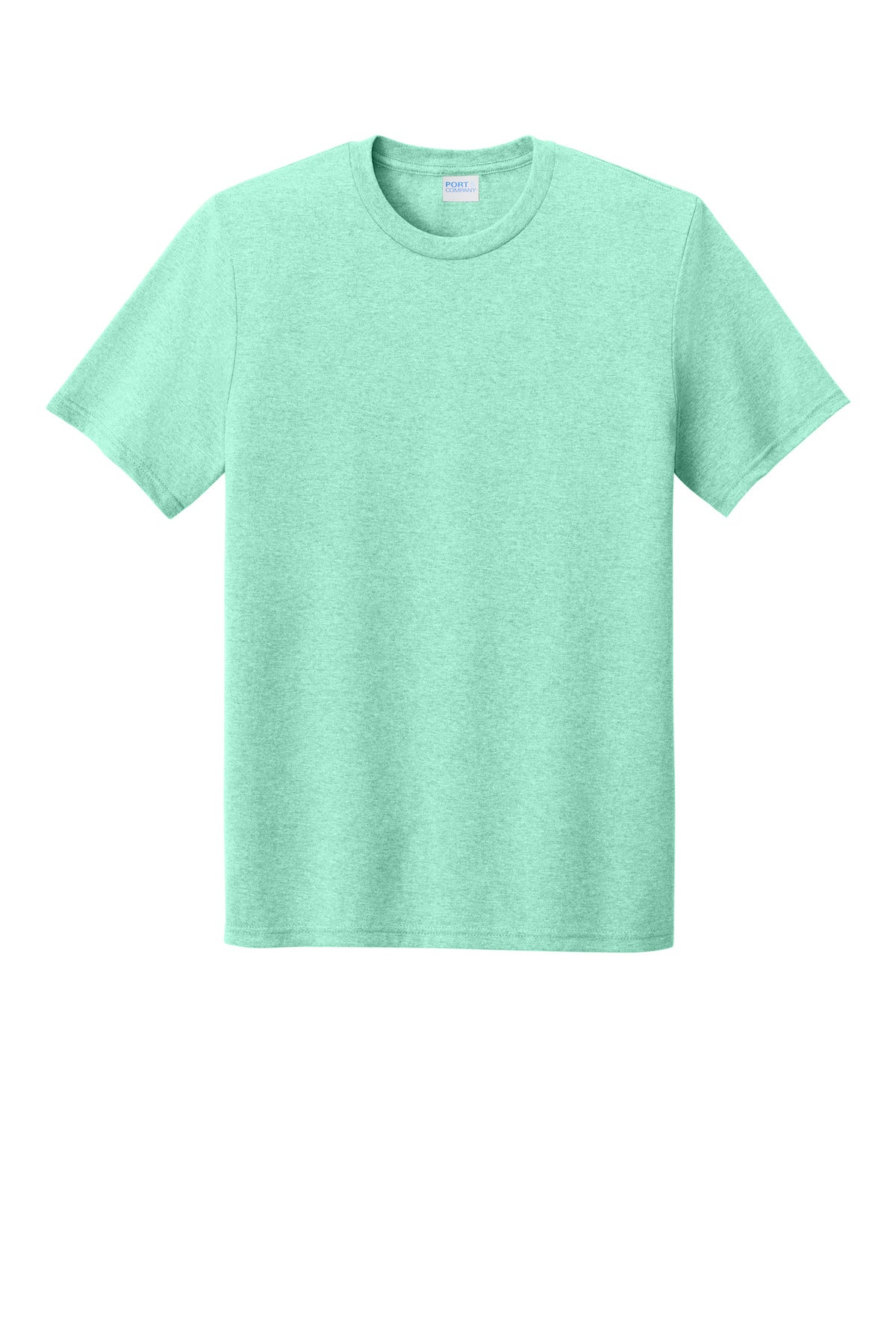 Front View of HtrJadeite Port & Co Tri-Blend Tee. PC330