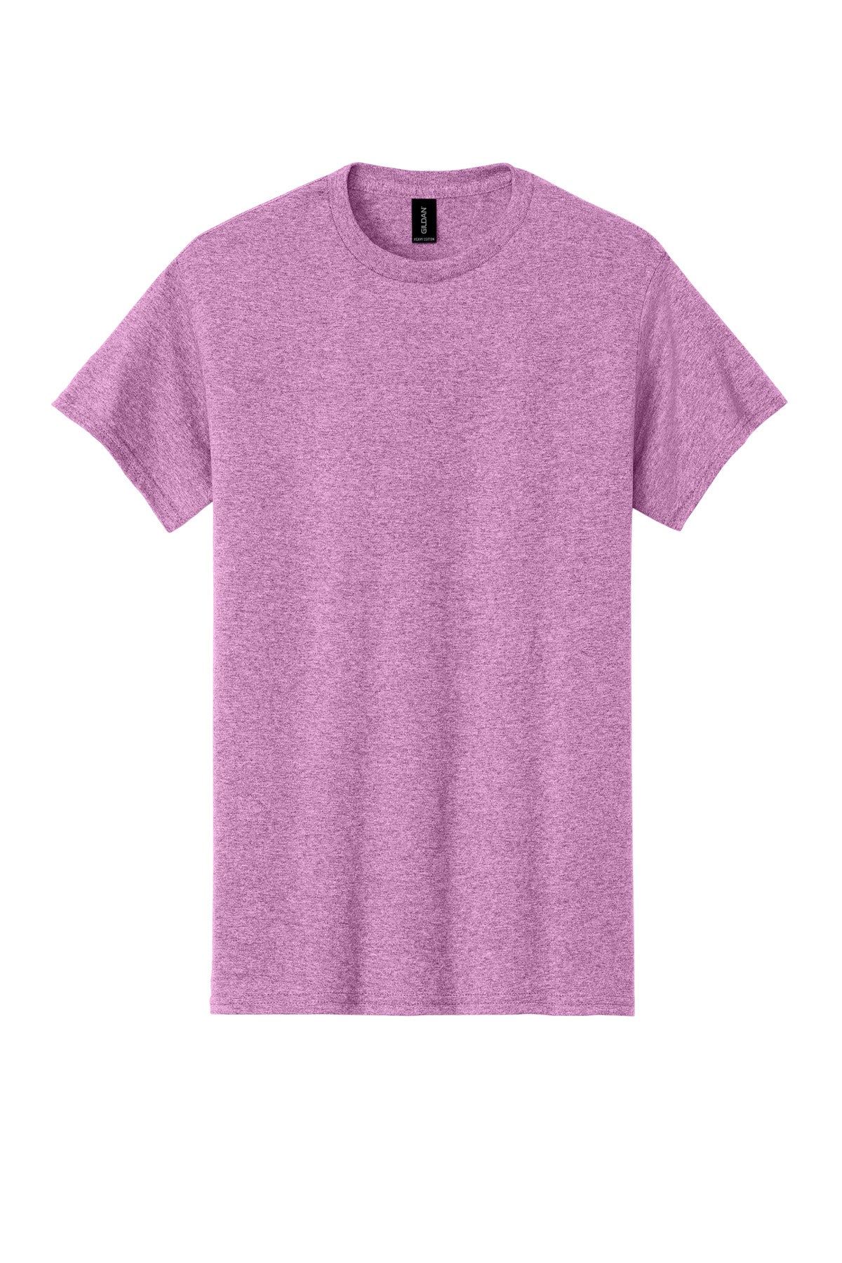 Front View of HtrRadOrcd Gildan - Heavy Cotton 100% Cotton T-Shirt. 5000