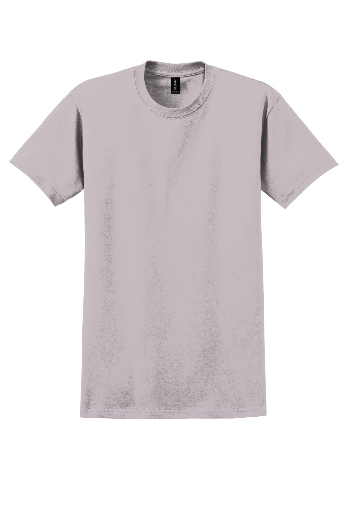 Front View of Ice Grey Gildan - Ultra Cotton 100% US Cotton T-Shirt. 2000