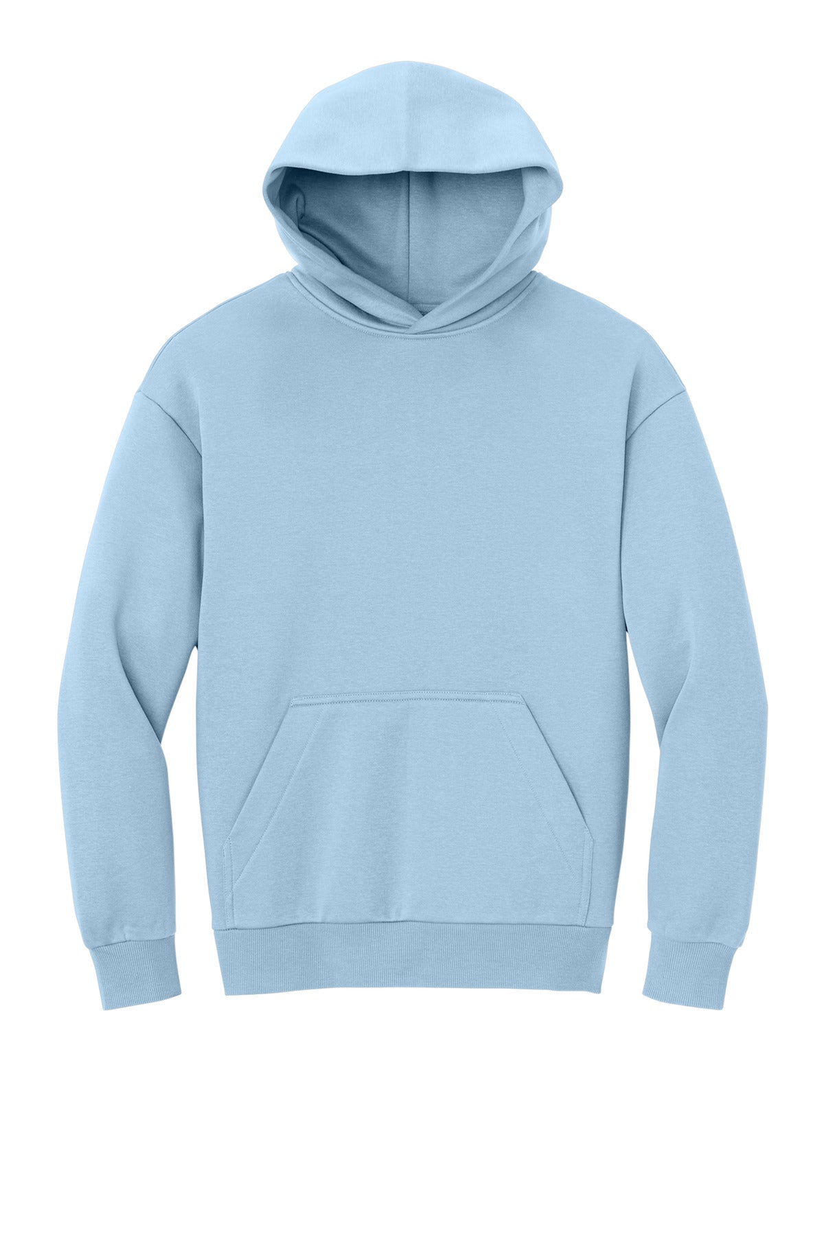 Front View of IceBlue District V.I.T. Heavyweight Fleece Hoodie DT6150