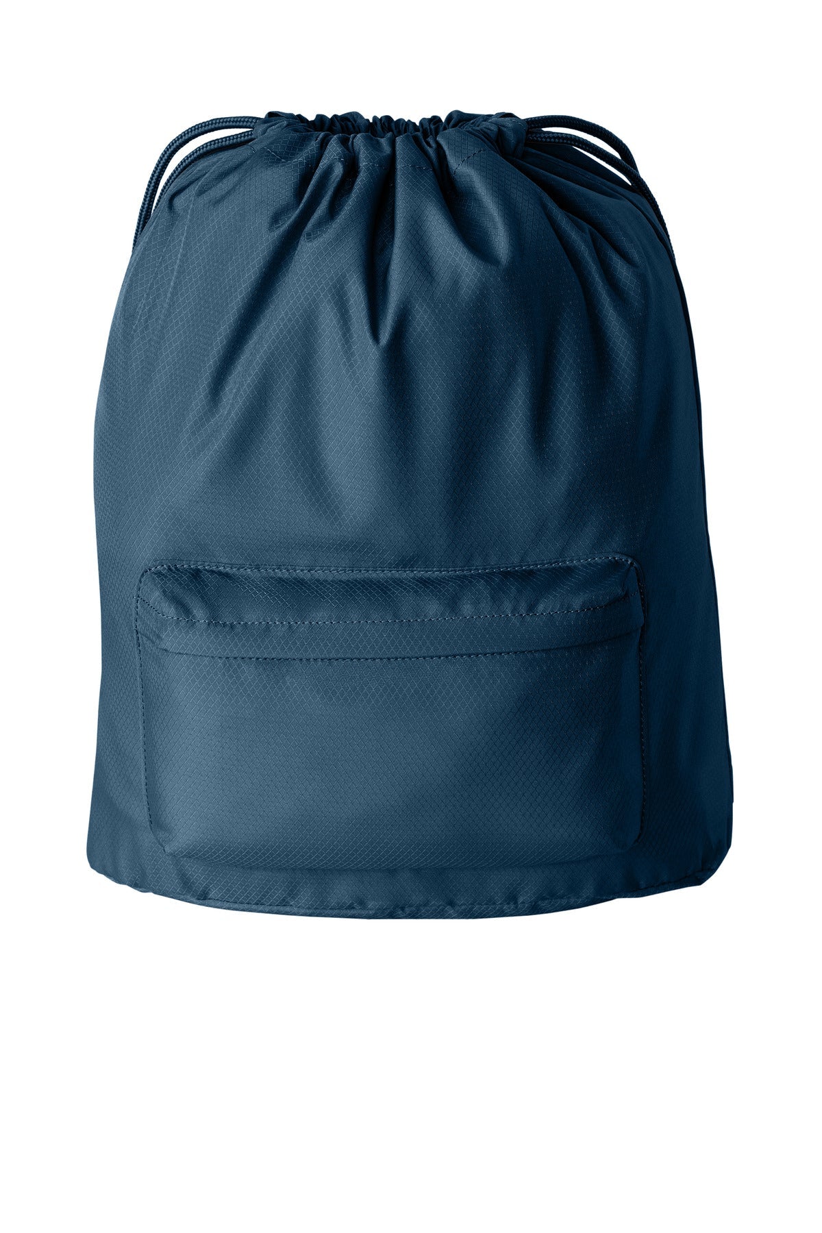 Front View of InsBlue Port Authority Diamond Pocket Cinch BG637