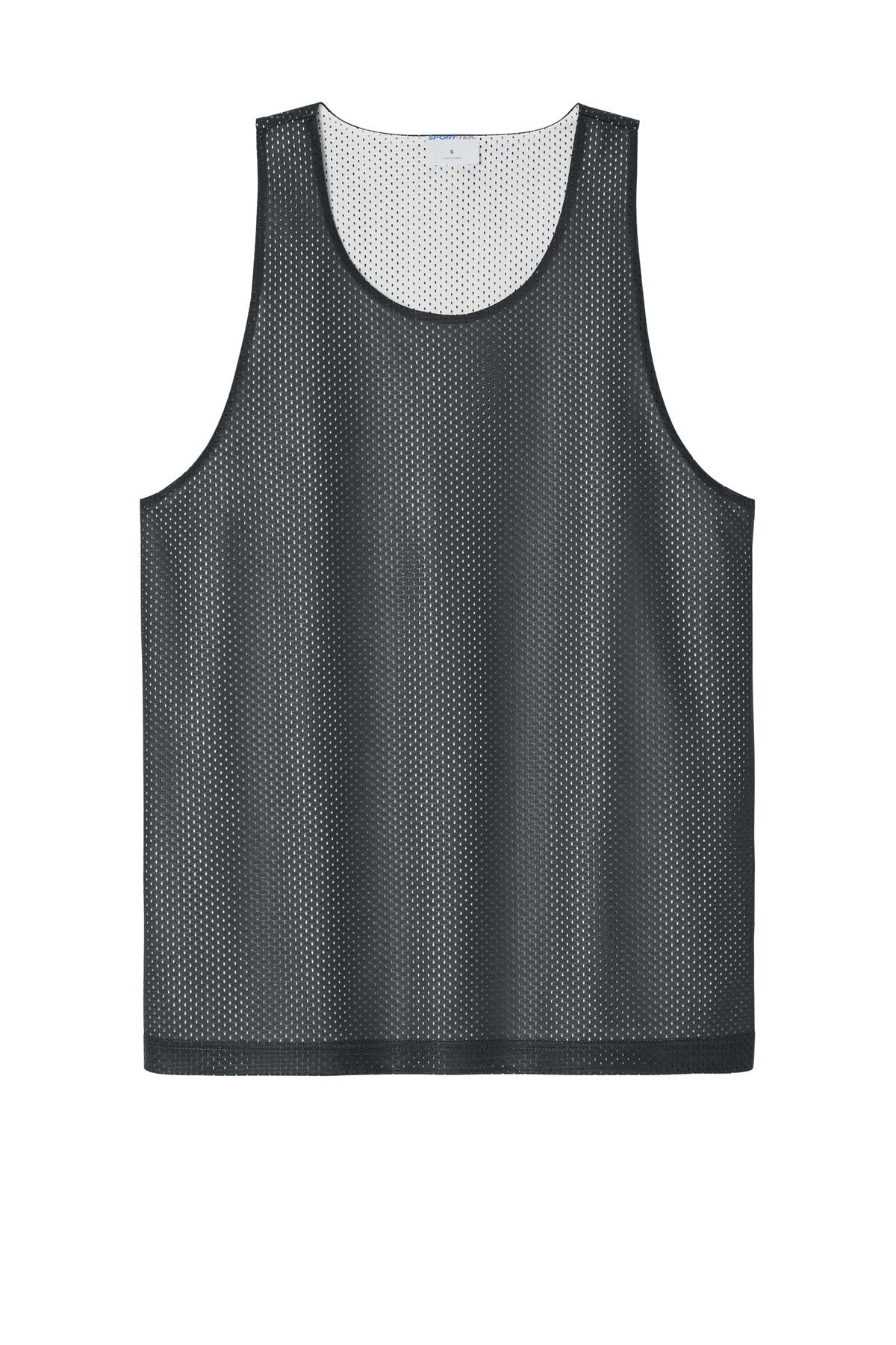Front View of IrGy/White Sport-Tek PosiCharge Reversible Mesh Tank ST5000