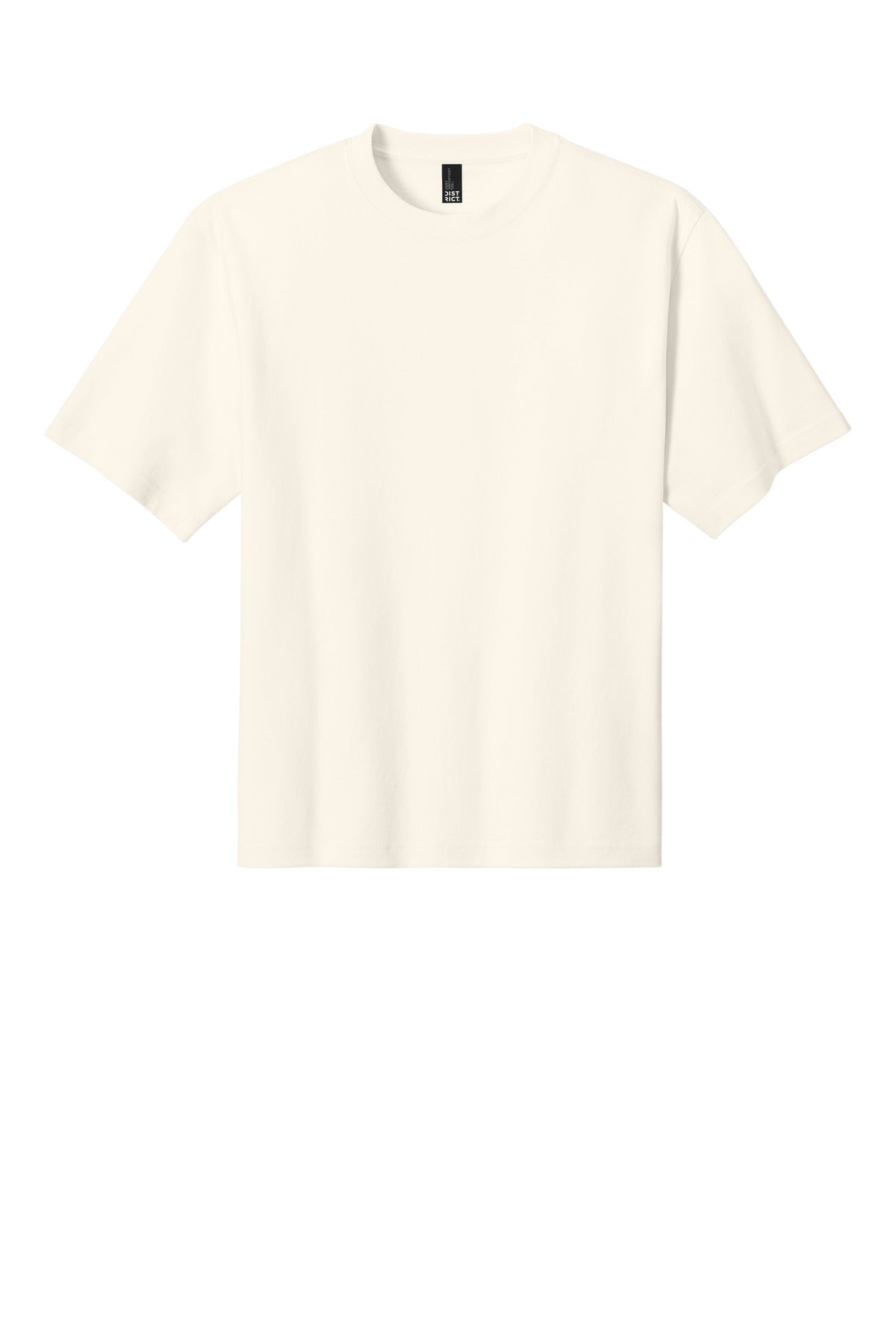Front View of Ivory District 7-Oz. Gritty Tee DT7075