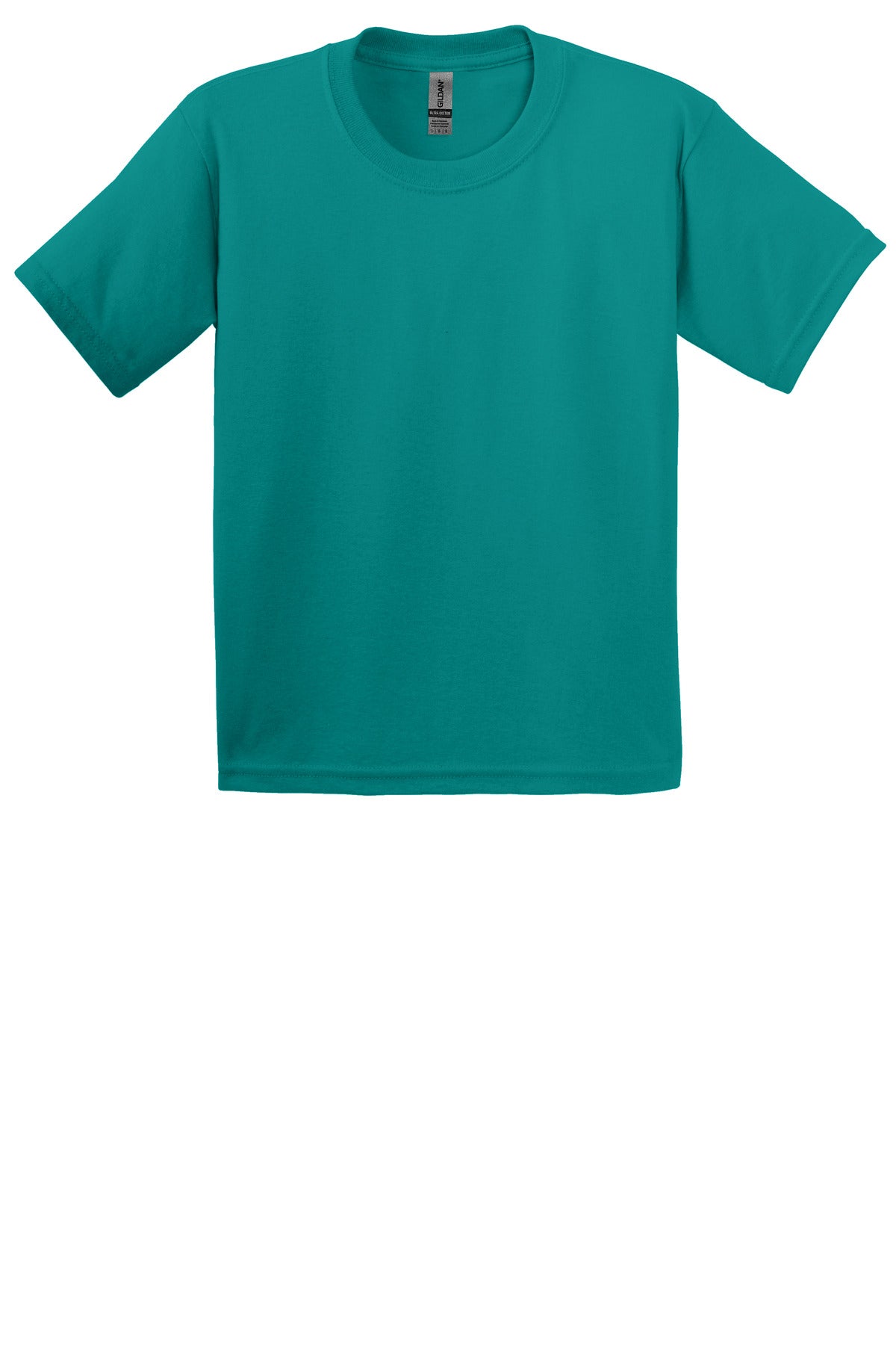 Front View of Jade Dome Gildan - Youth Ultra Cotton 100% US Cotton T-Shirt. 2000B