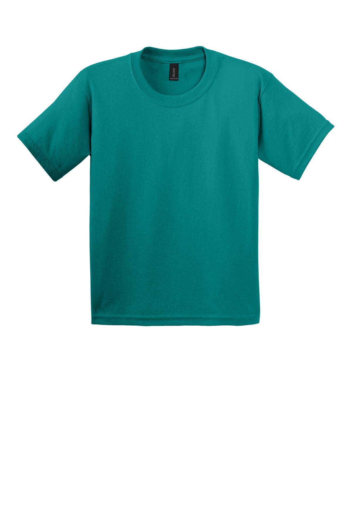 Front View of Jade Dome Gildan - Youth Ultra Cotton 100% US Cotton T-Shirt. 2000B