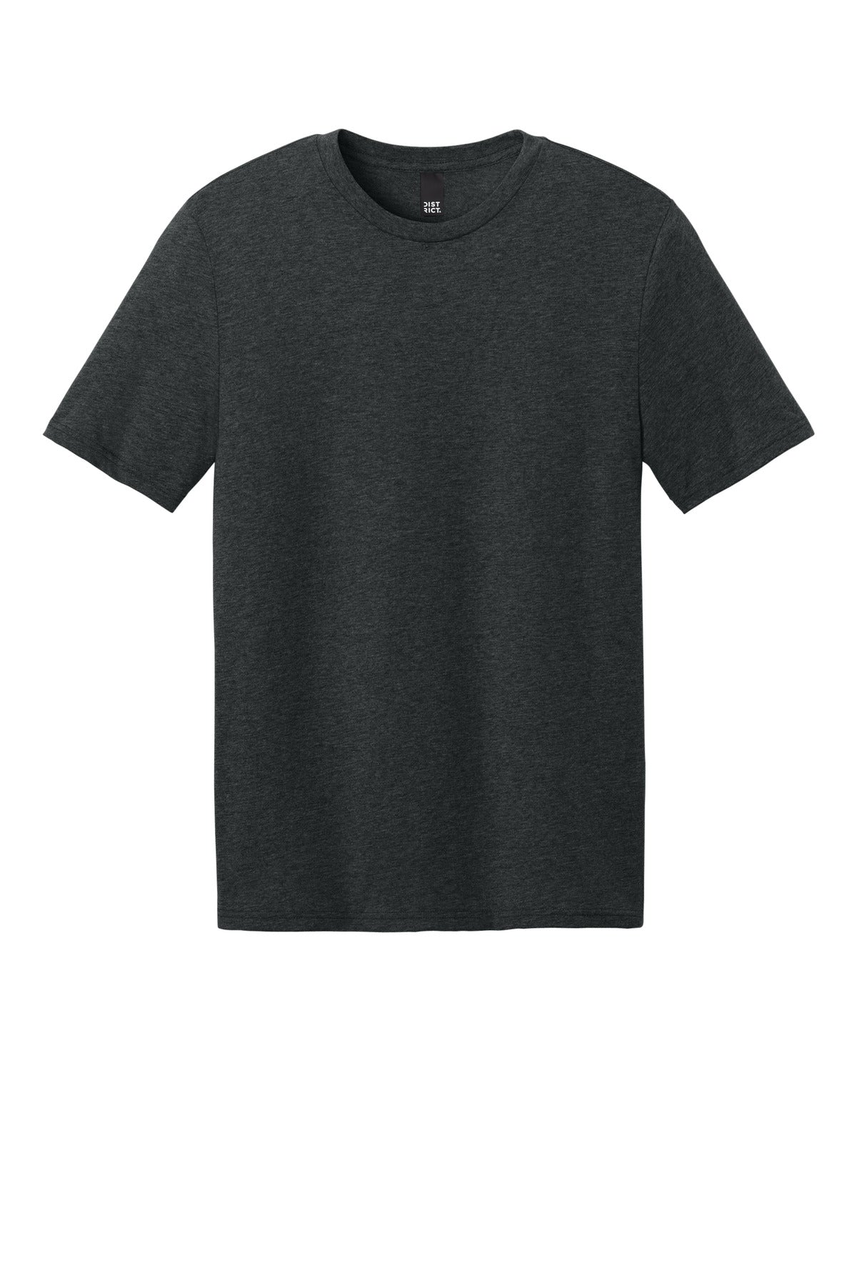 Front View of JetBlackHt District Perfect Weight CVC Tee DT184