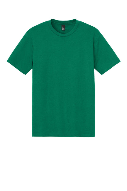 Front View of JewelGreen District Perfect Tri Tee. DM130