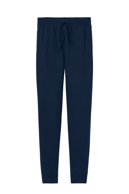 Front View of JNavy Jerzees Ultimate Unisex CVC Ring Spun Pocket Jogger IC50M
