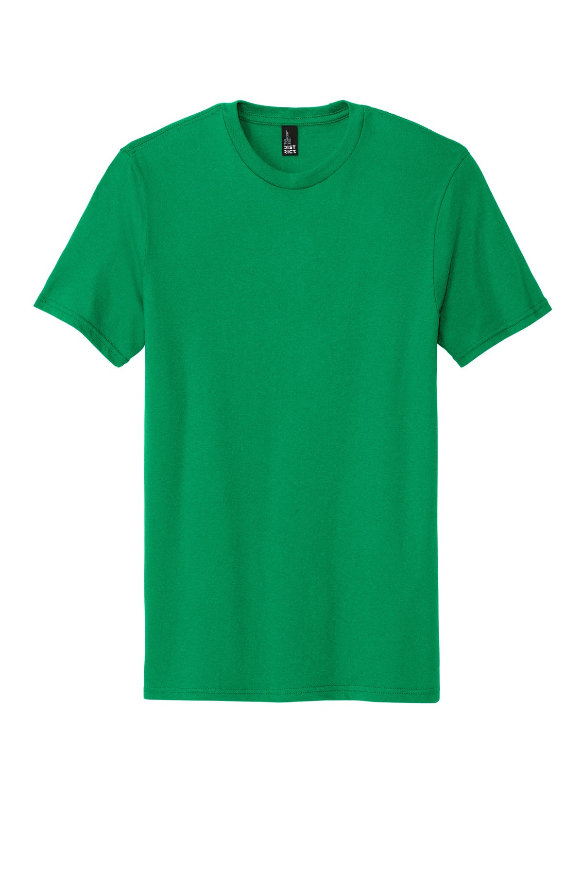 Front View of Kelly Green District The Concert Tee DT5000