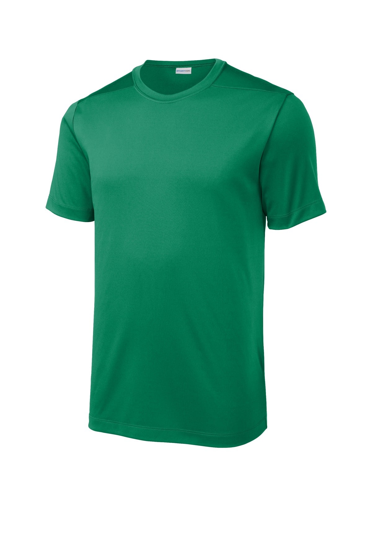 Front View of Kelly Green Sport-Tek Posi-UV Pro Tee. ST420