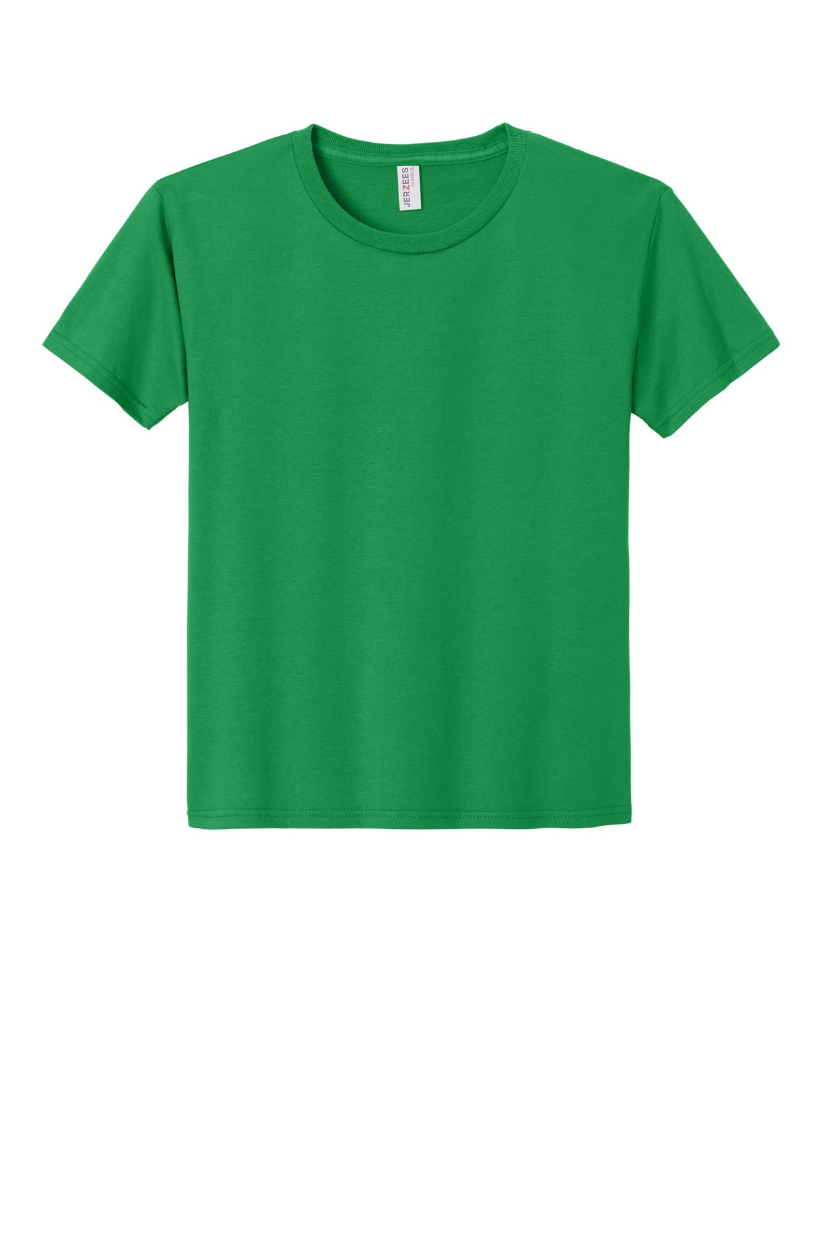Front View of Kelly Jerzees Classics Youth Cotton T-Shirt 363Y