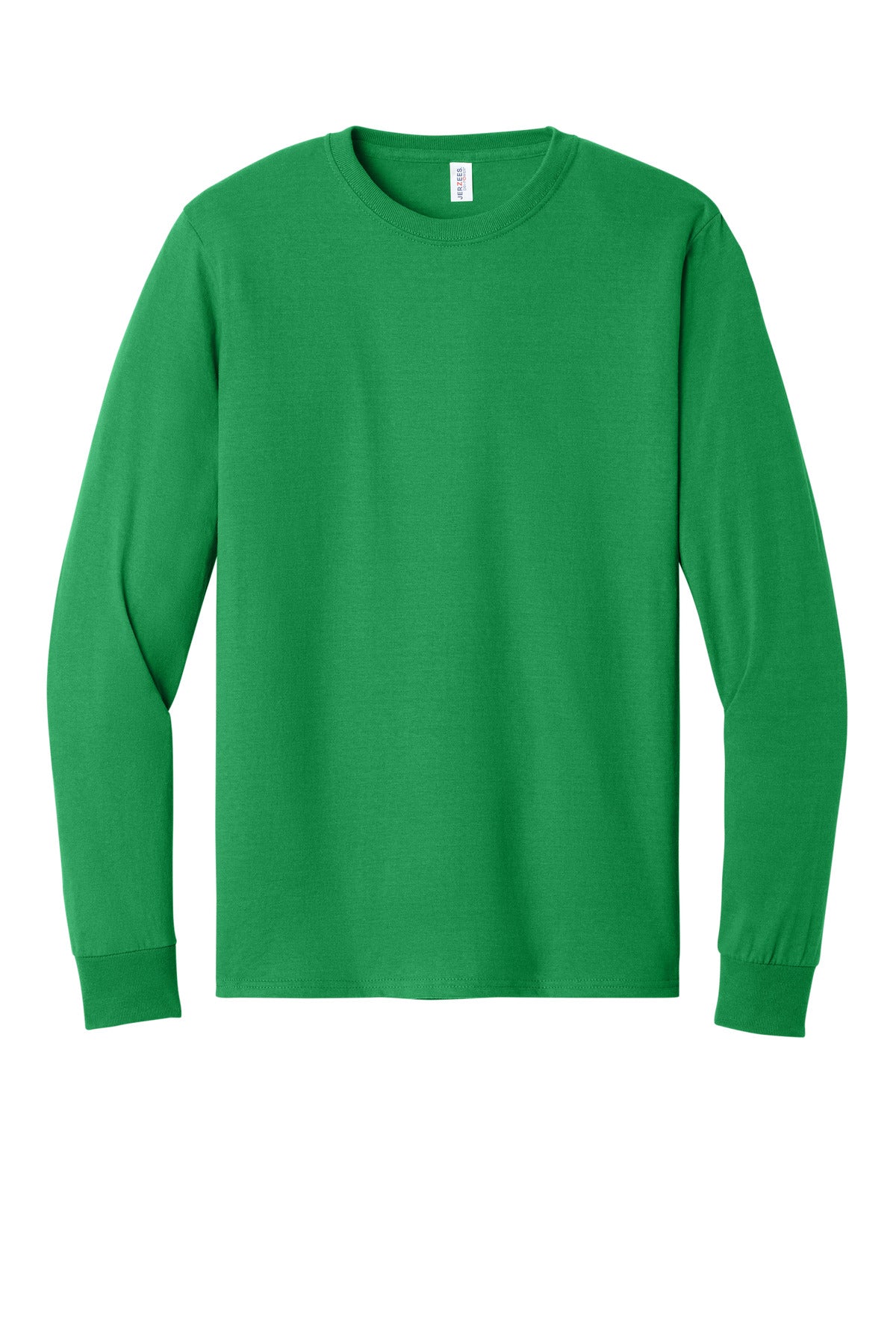 Front View of Kelly Jerzees - Dri-Power 50/50 Cotton/Poly Long Sleeve T-Shirt. 29LS