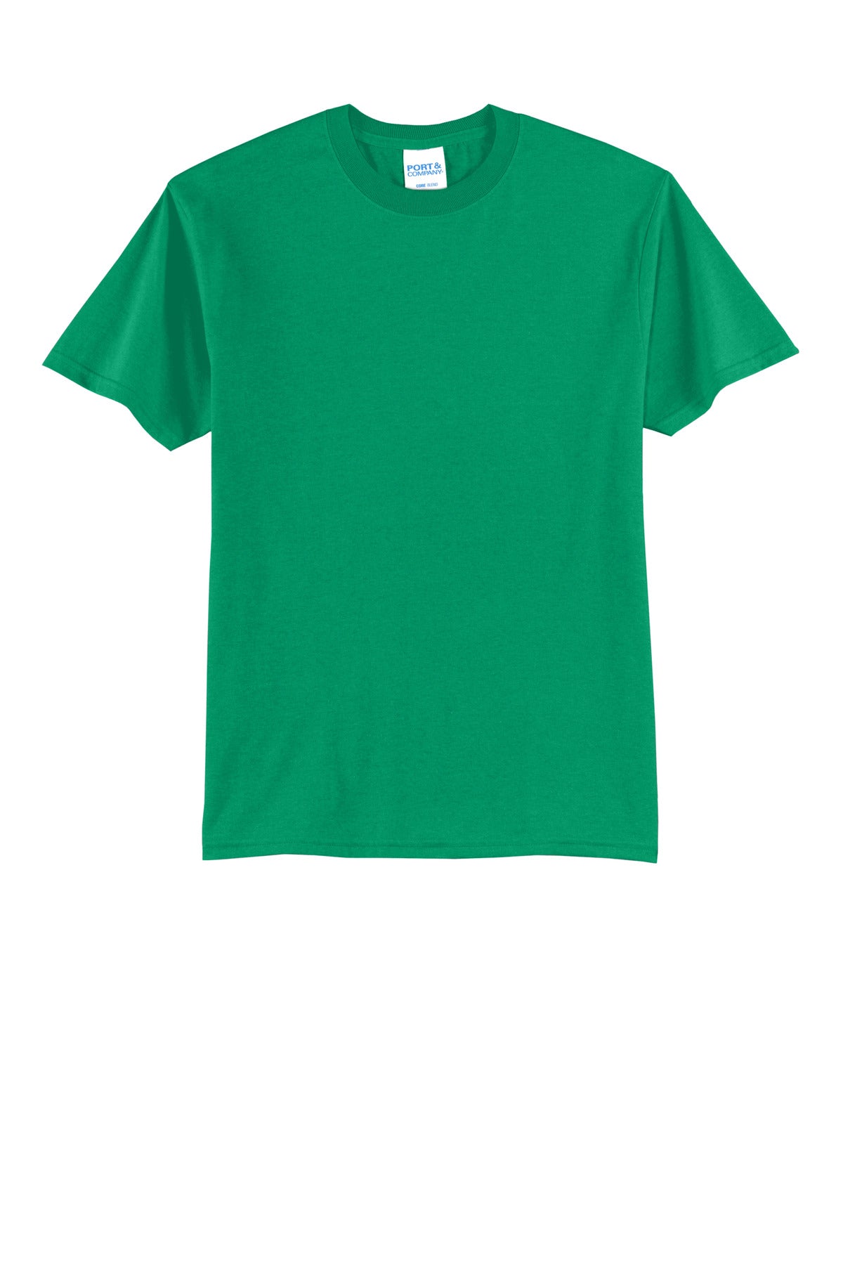 Front View of Kelly Port & Co Core Blend Tee. PC55