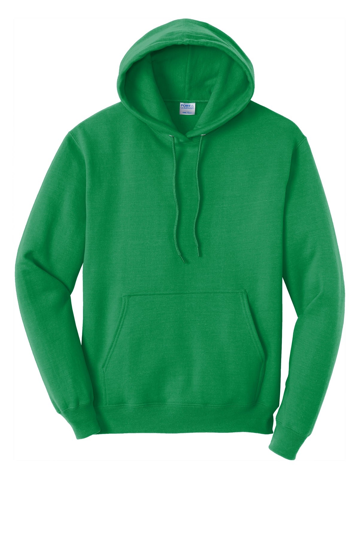 Front View of Kelly Port & Co Core Fleece Pullover Hooded Sweatshirt. PC78H