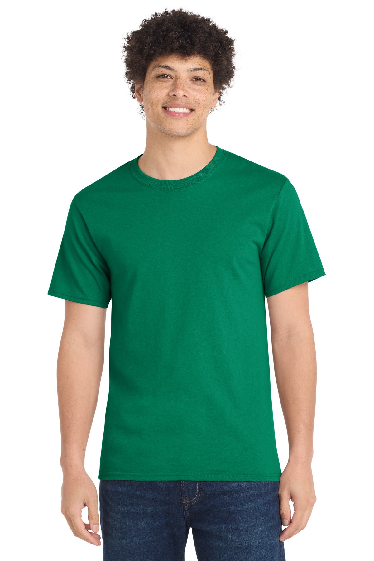 Front View of Kelly Port & Co Tall Essential Tee. PC61T