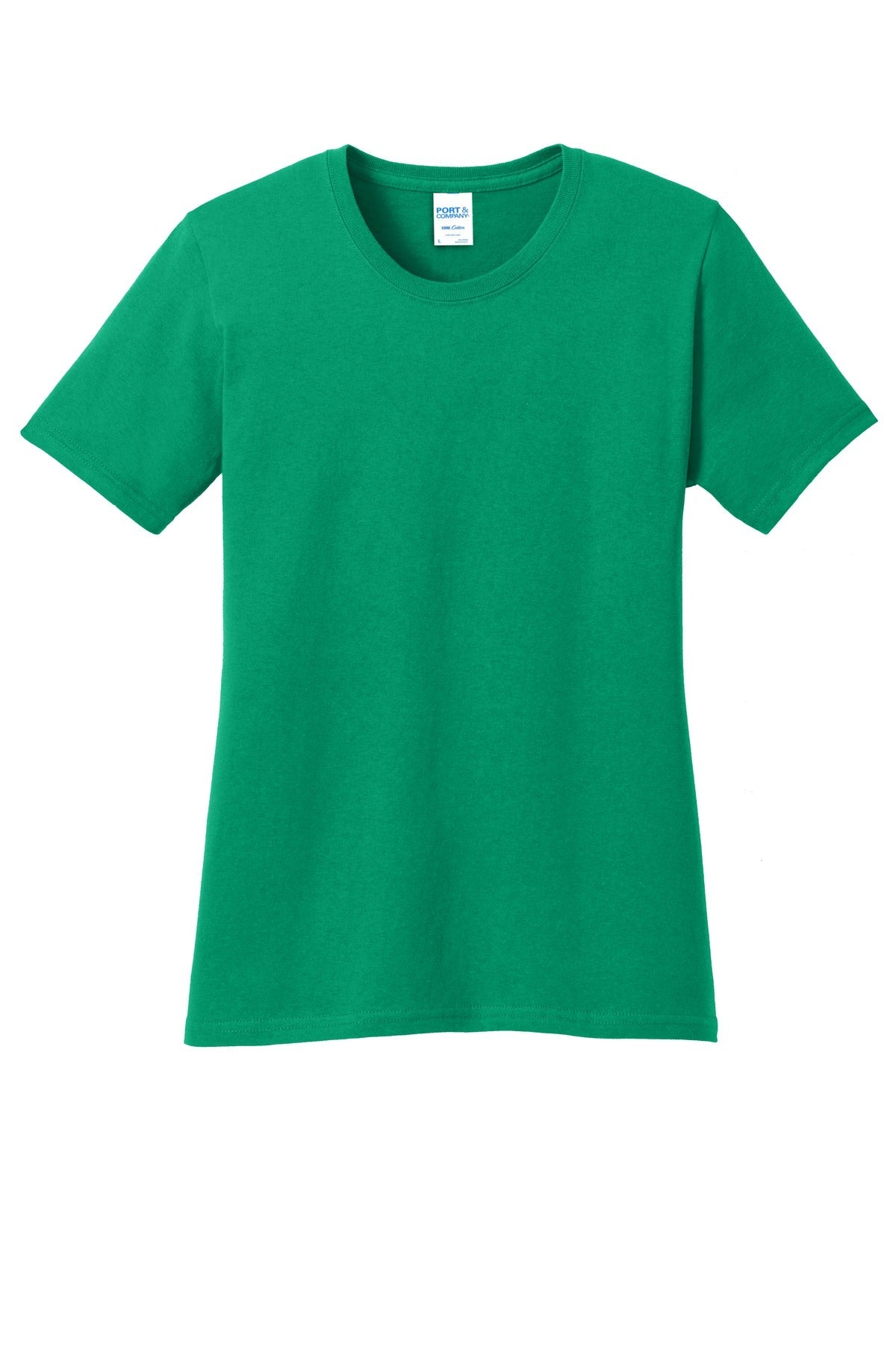 Front View of Kelly Port & Co Women's Core Cotton Tee. LPC54