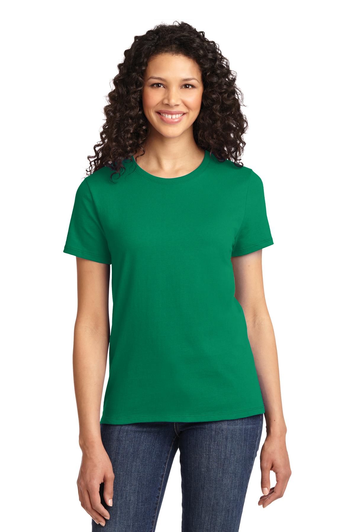 Front View of Kelly Port & Co Women's Essential Tee. LPC61