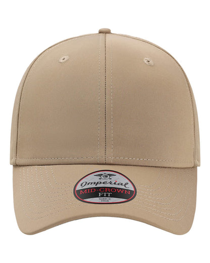 Front View of Khaki The Independent Cap - 7054N