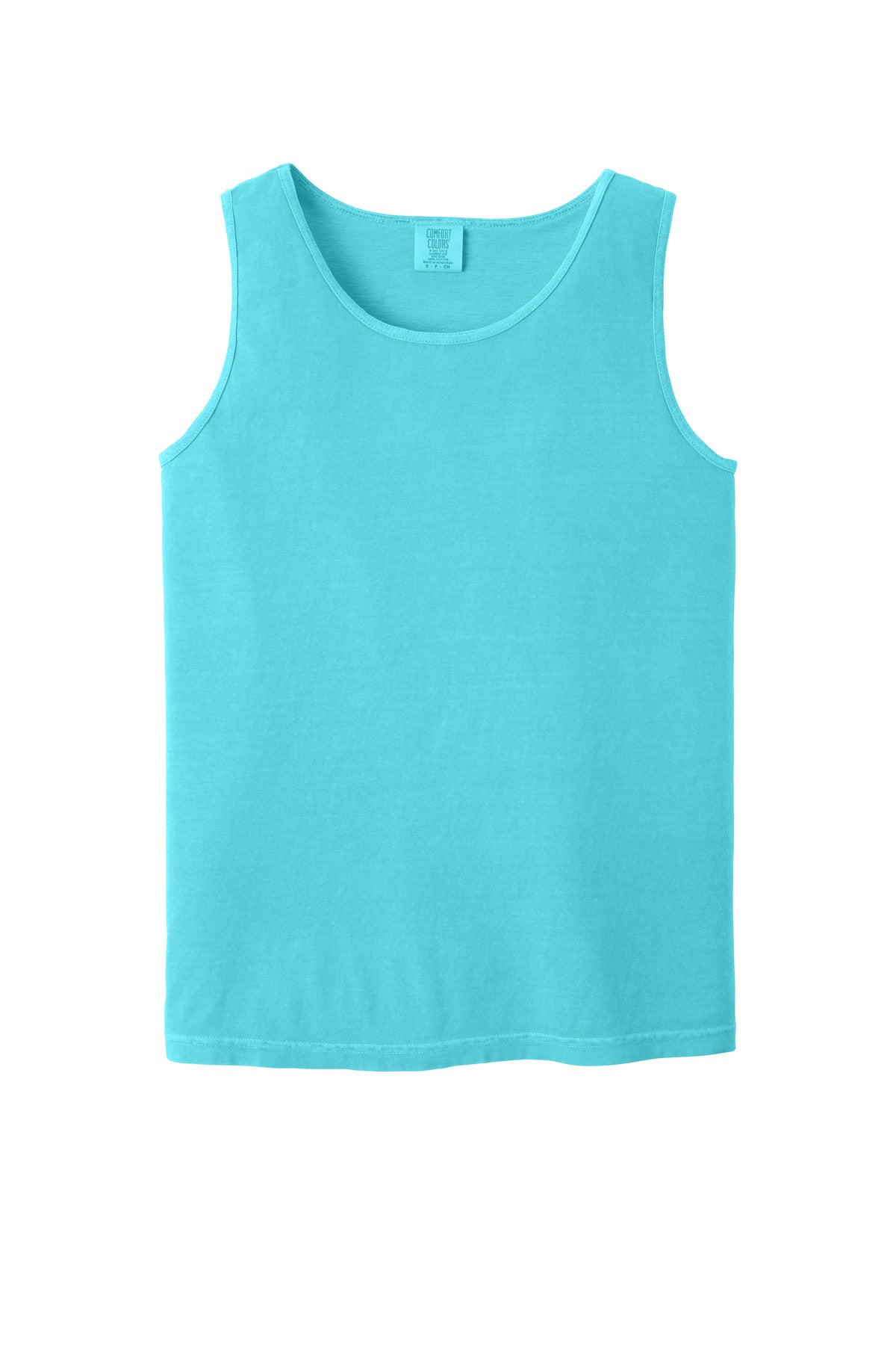 Front View of Lagoon COMFORT COLORS Heavyweight Ring Spun Tank Top. 9360