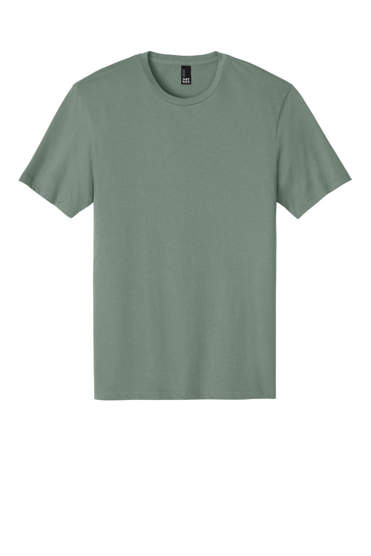 Front View of LaurelGrn District Perfect Weight Tee. DT104