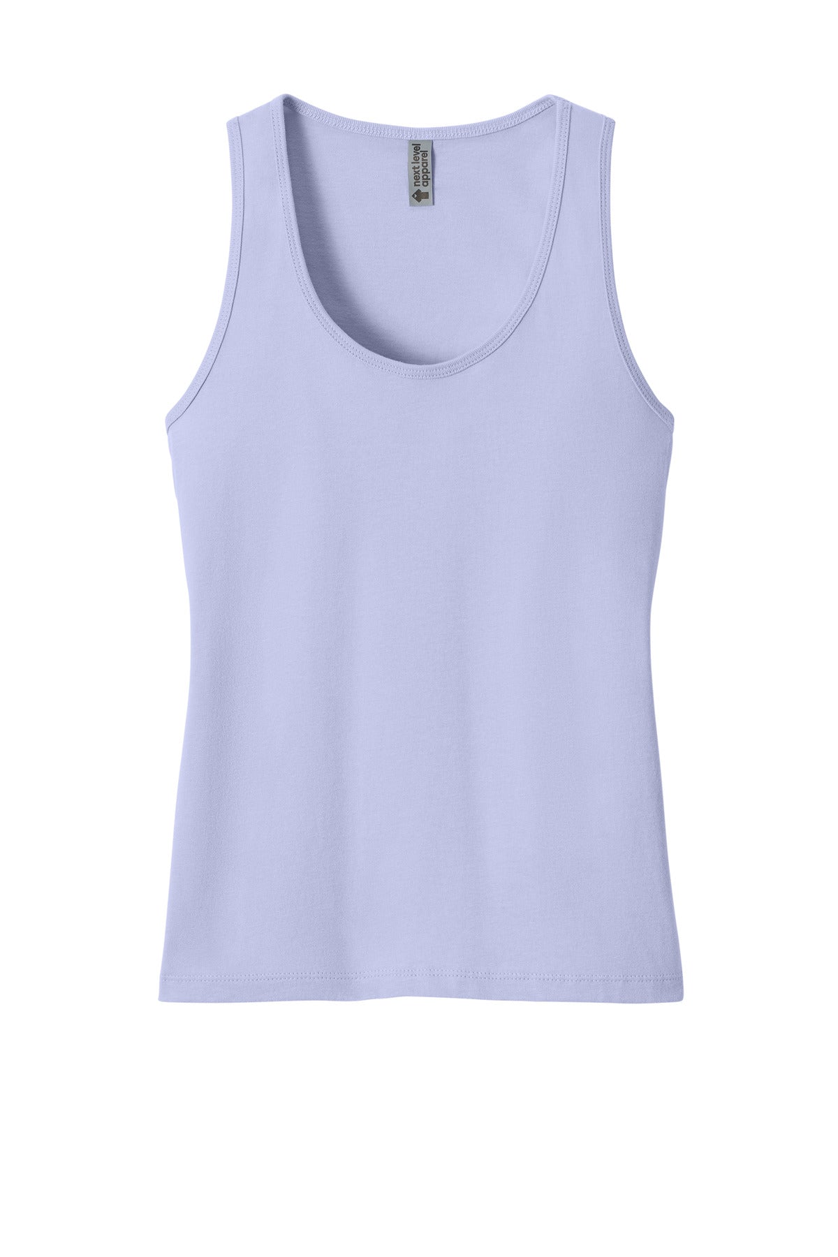 Front View of Lavender Next Level Apparel Women's Cotton Tank NL3933