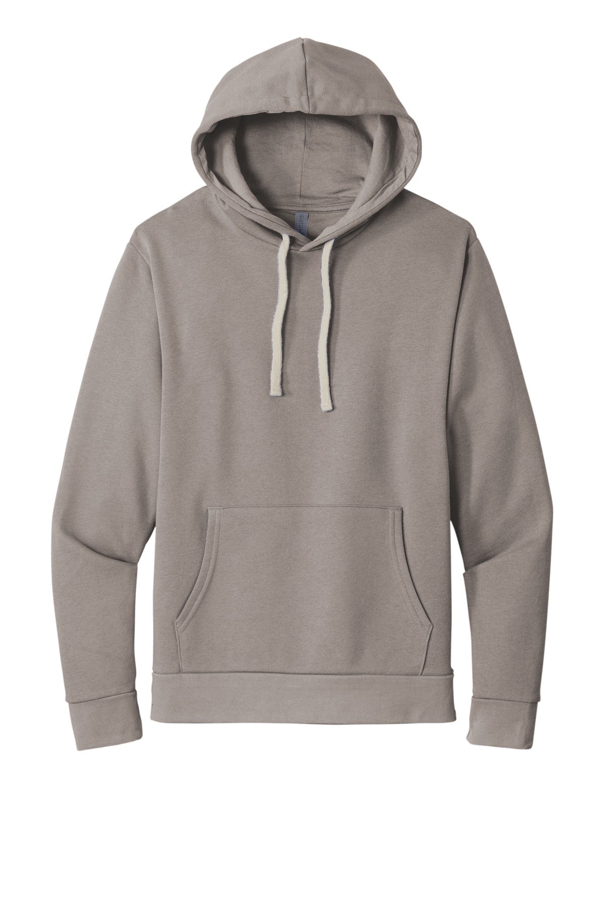 Front View of Lead/LtGry Next Level Apparel Adult Santa Barbara Pullover Hoodie. NL9303