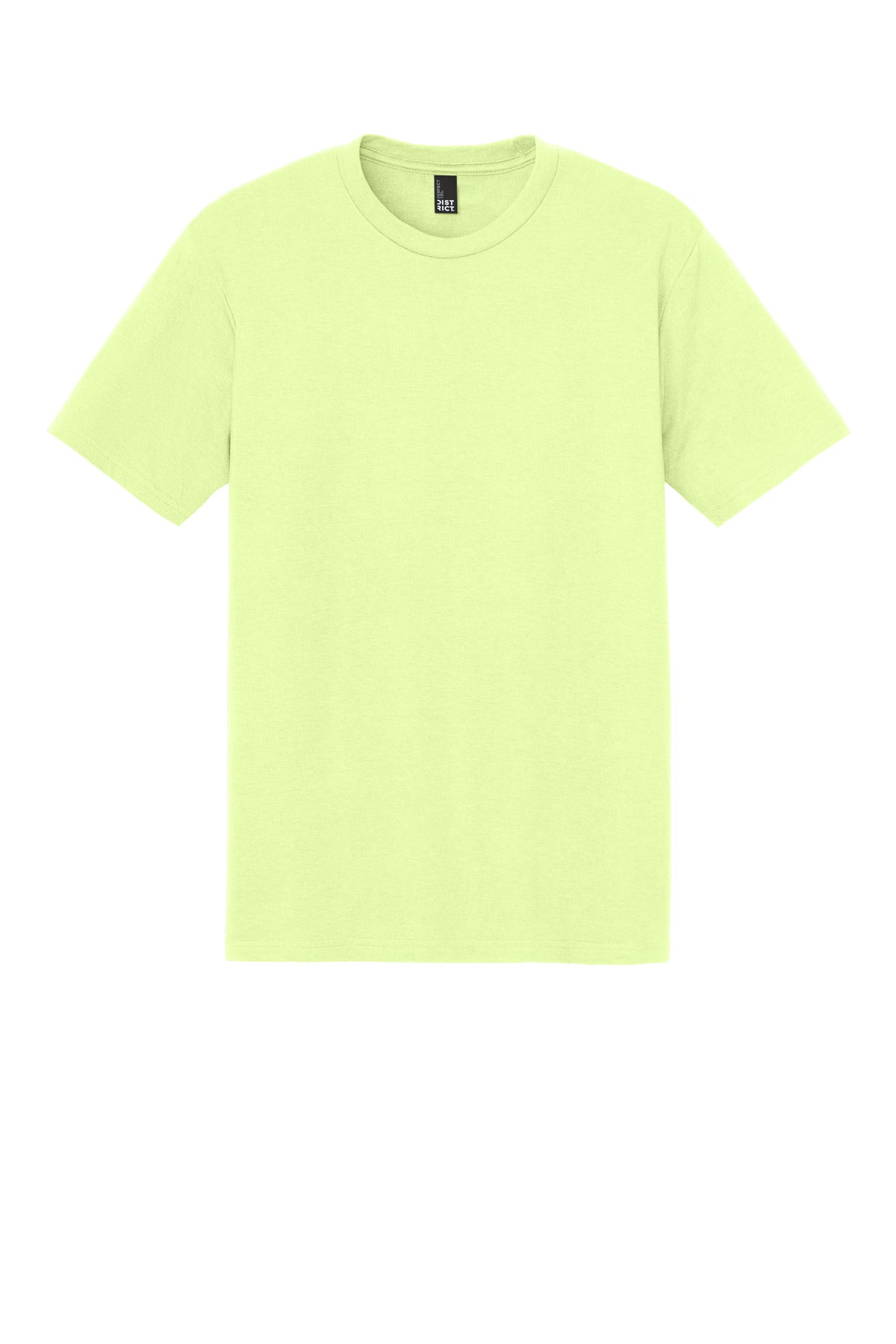 Front View of Lemongrass District Perfect Tri Tee. DM130