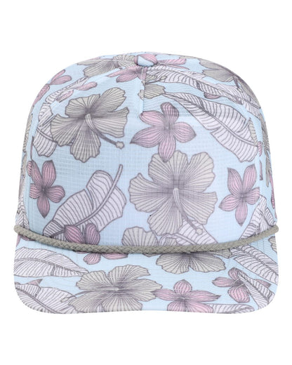 Front View of Light Blue The Live Wire Cap - DNA012
