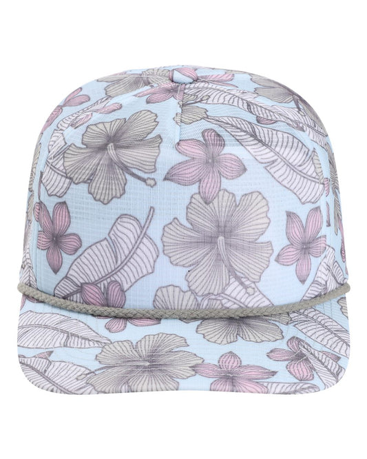 Front View of Light Blue The Live Wire Cap - DNA012