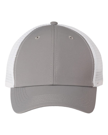 Front View of Light Grey/ White The Original Sport Mesh Cap - X210SM