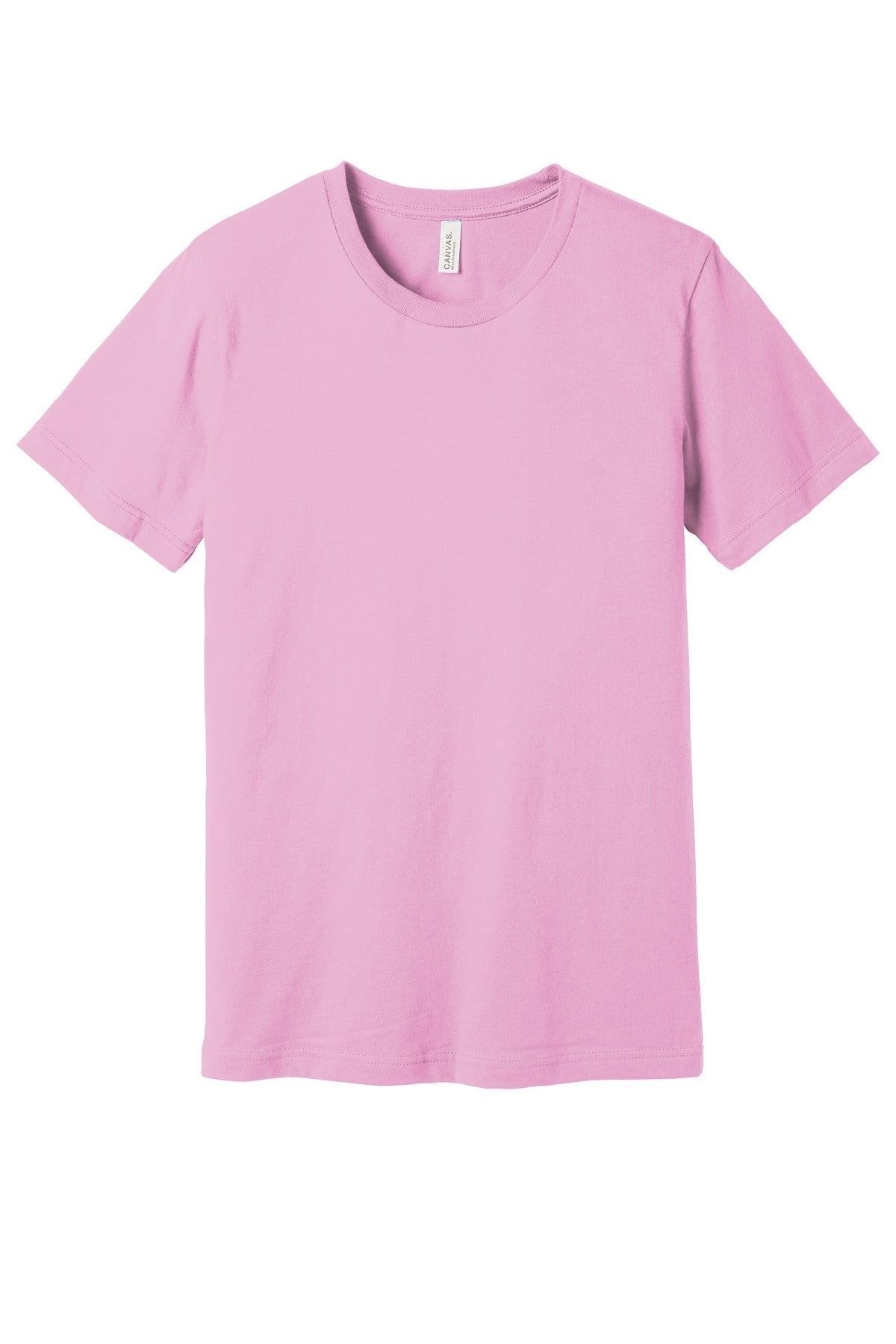 Front View of Lilac BELLA+CANVAS Unisex Jersey Short Sleeve Tee. BC3001