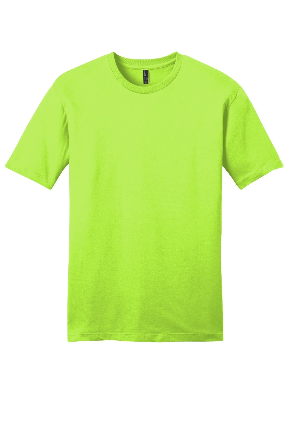 Front View of Lime Shock District Very Important Tee . DT6000