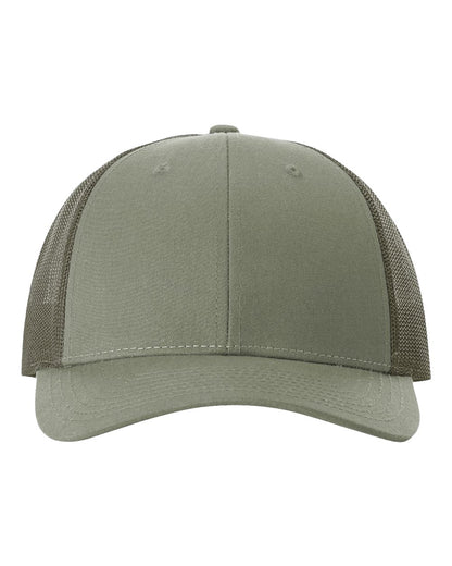 Front View of Loden Low Pro Trucker Cap - 115