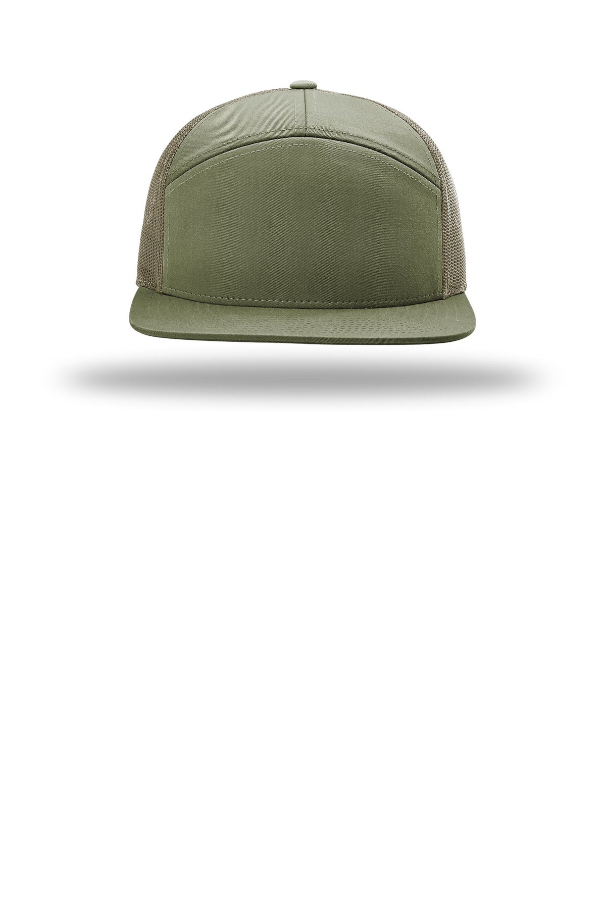 Front View of Loden Richardson 7-Panel Trucker 168