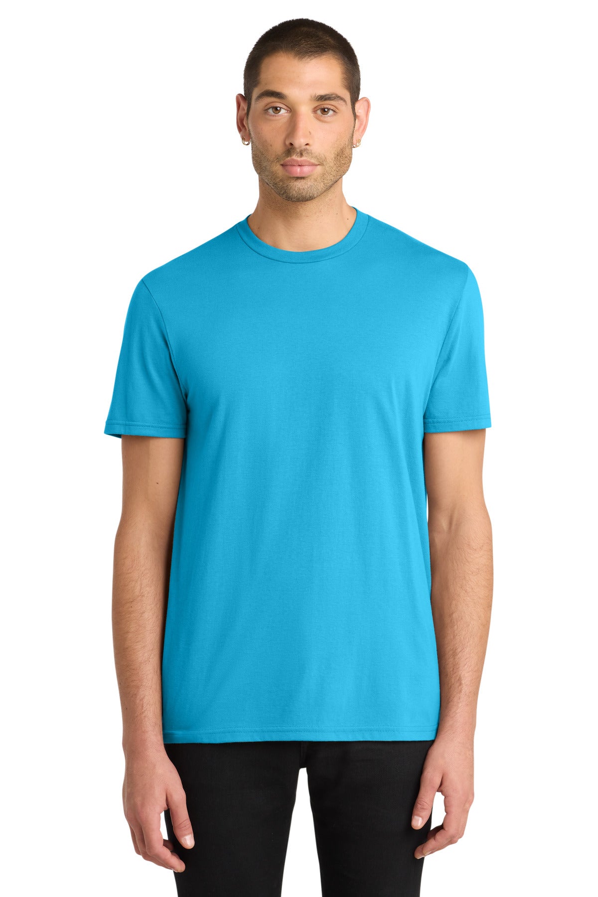 Front View of Lt Turquoise District Very Important Tee . DT6000