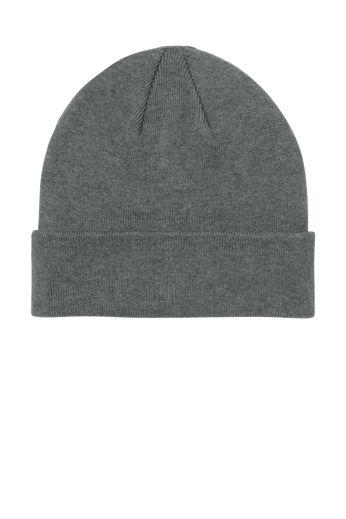 Front View of LtAnchrGyH Mercer+Mettle Soft Blend Beanie MMC150