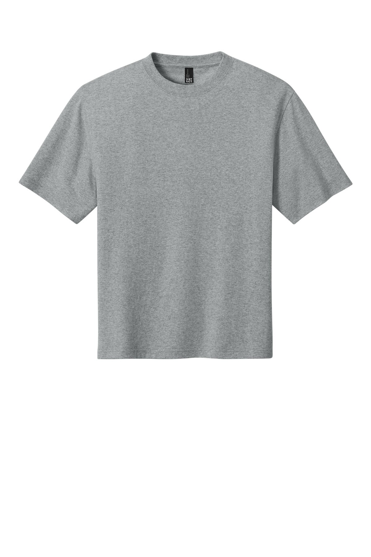Front View of LtHtGry District 7-Oz. Gritty Tee DT7075