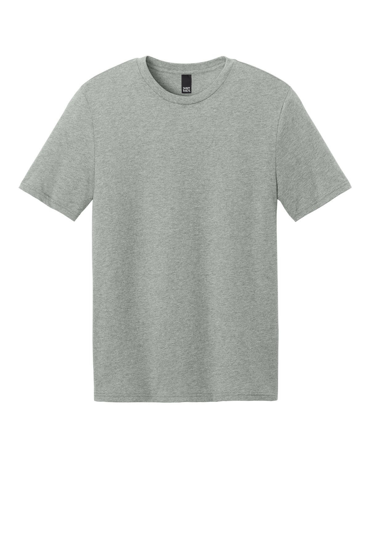 Front View of LtHtGry District Perfect Weight CVC Tee DT184