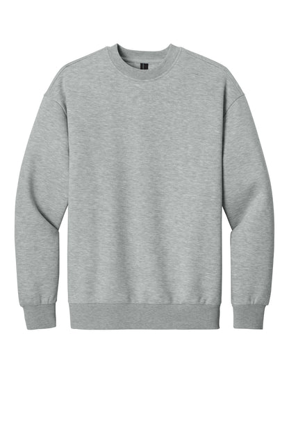 Front View of LtHtGry District V.I.T. Heavyweight Fleece Crew DT6154