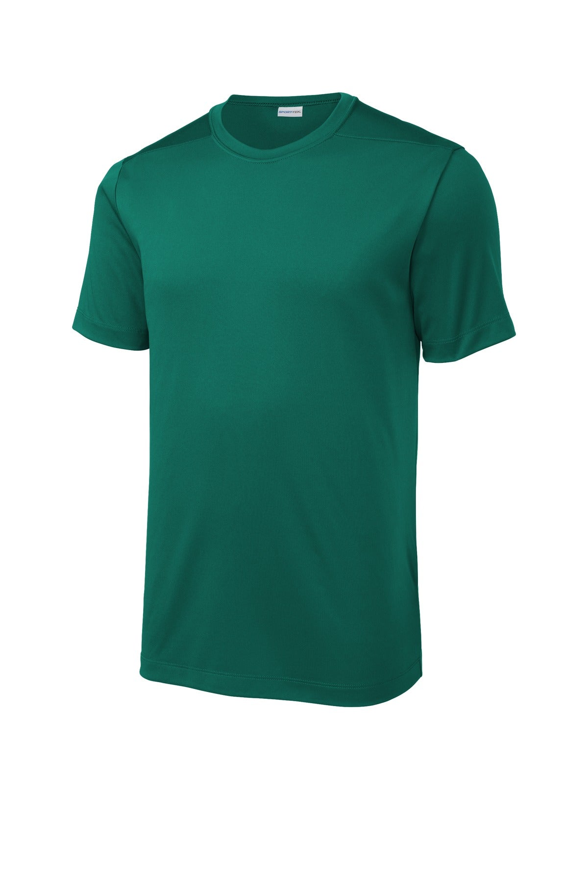 Front View of Marine Green Sport-Tek Posi-UV Pro Tee. ST420