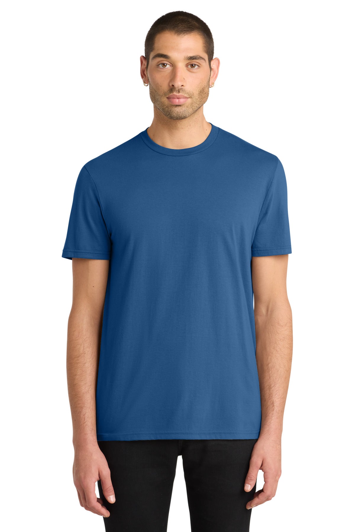 Front View of Maritime Blue District Very Important Tee . DT6000