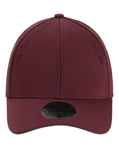 Front View of Maroon The Alpha Cap - S1502