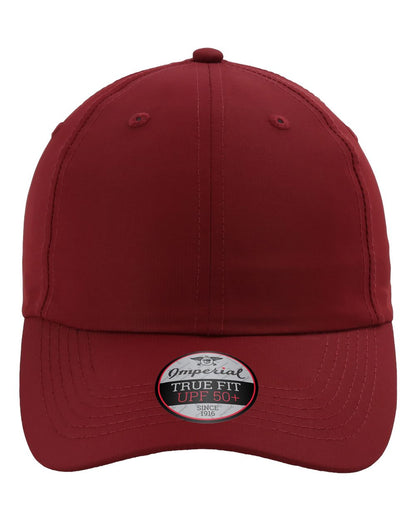Front View of Maroon The Original Performance Cap - X210P