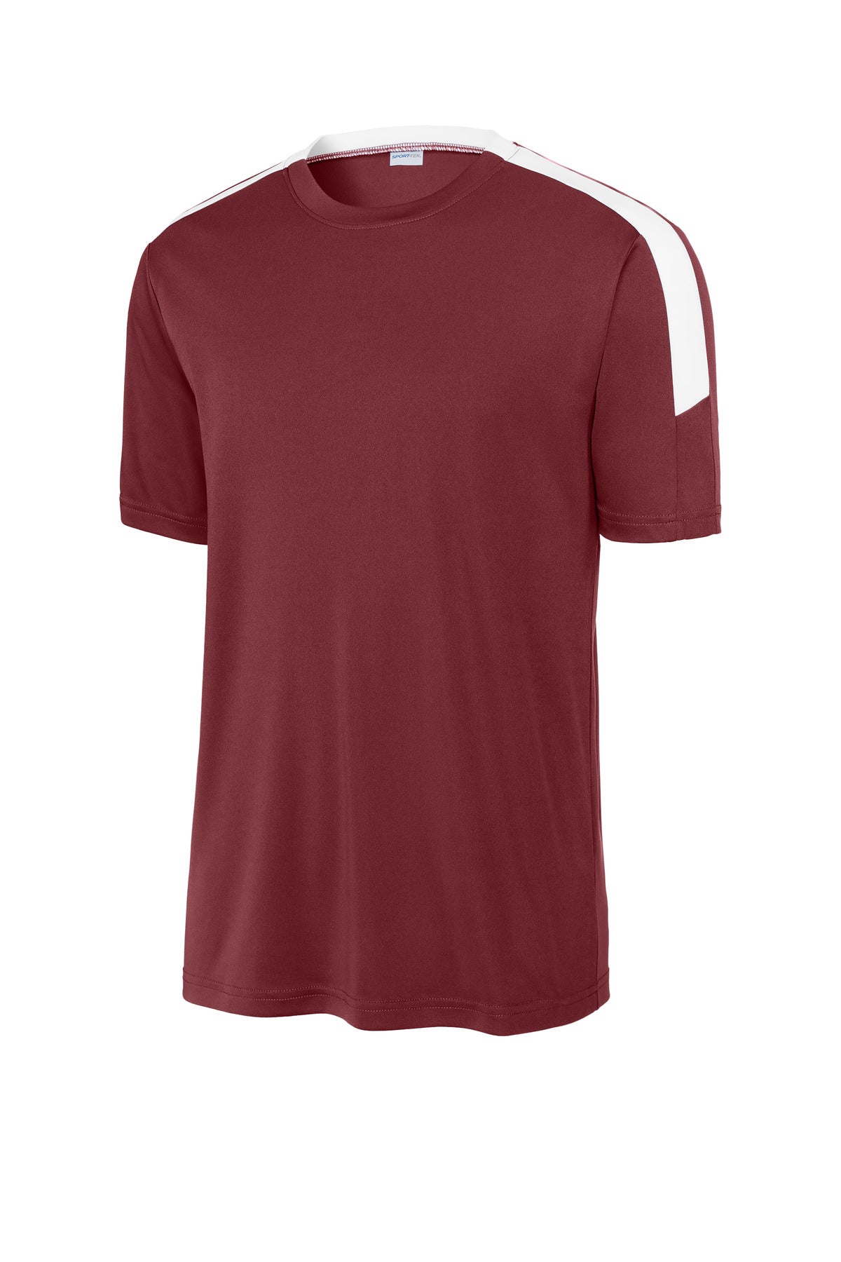 Front View of Mar/White Sport-Tek Competitor United Crew ST100
