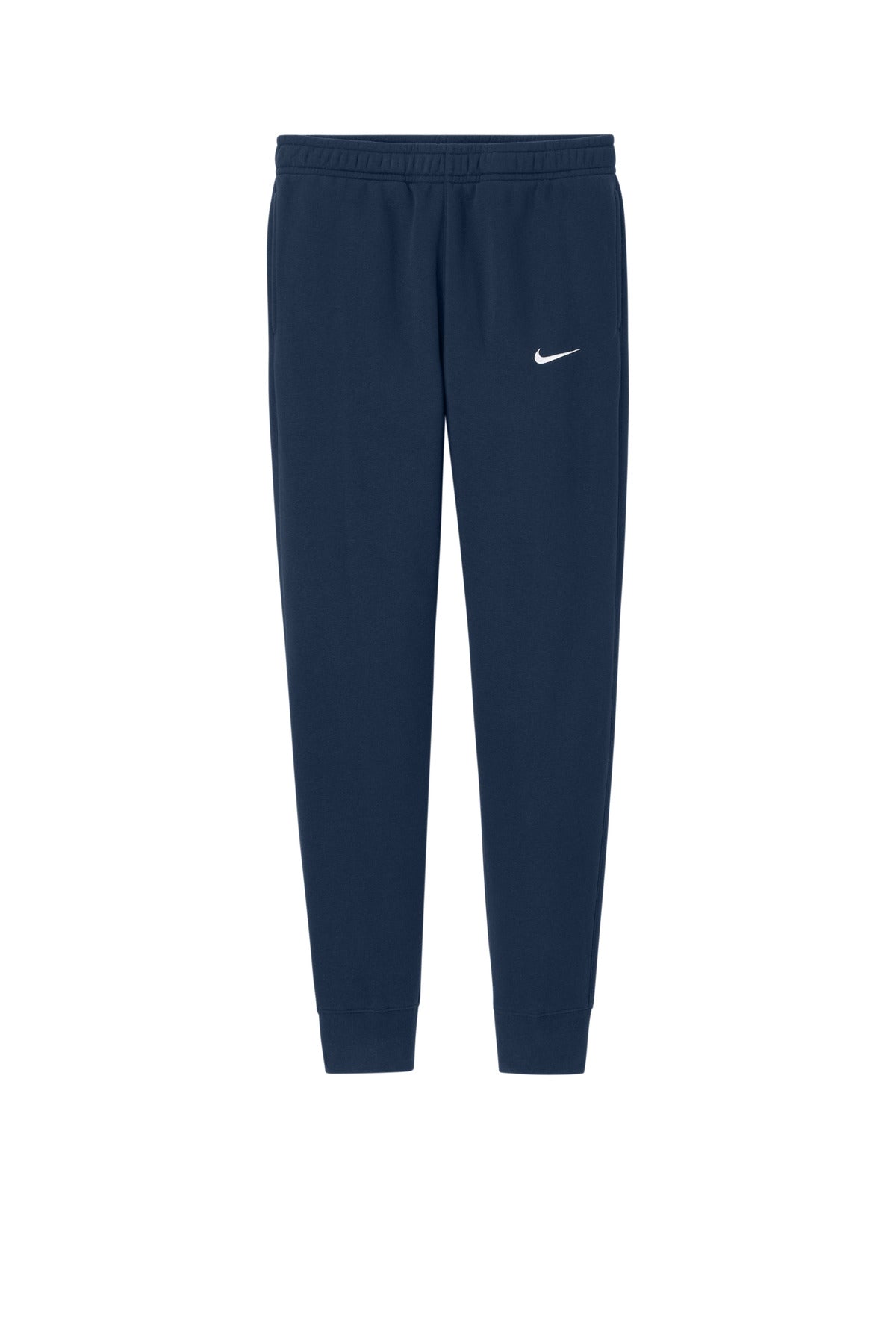 Front View of MdntNavy Nike Club Fleece Jogger NKHM8045