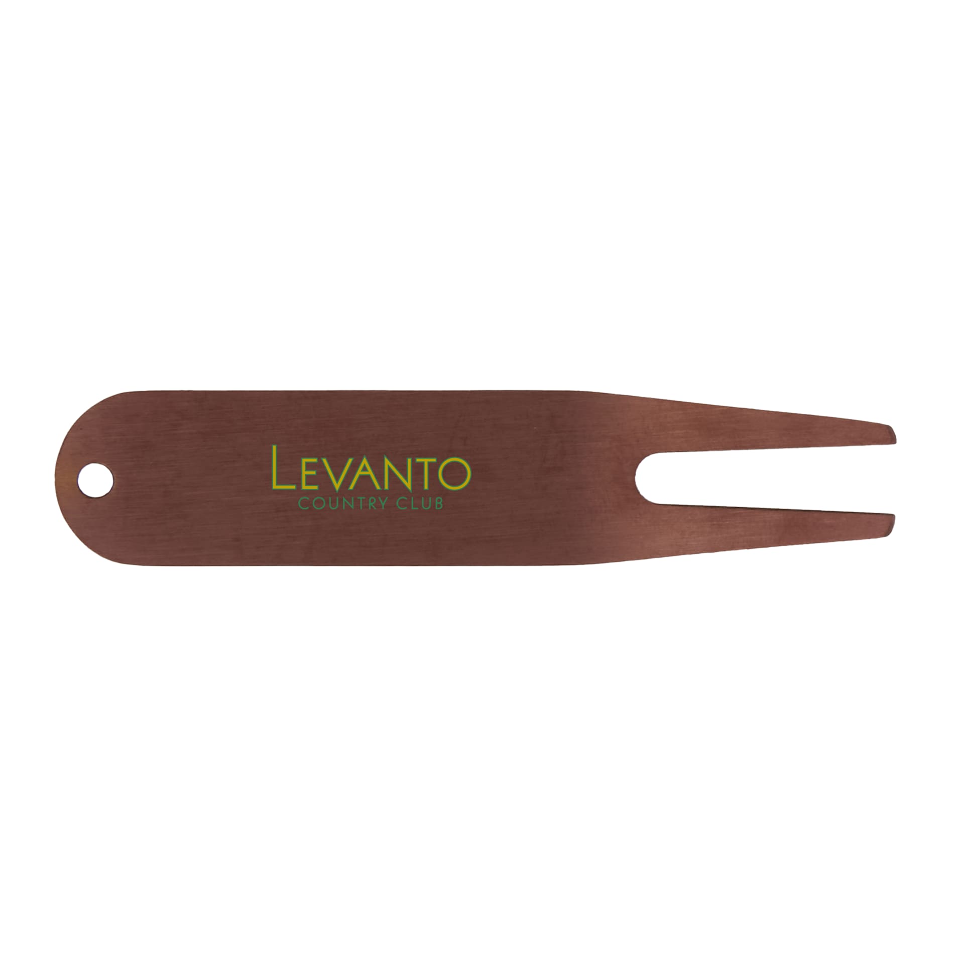 Front View of Metallic Classic Metal Divot Tool